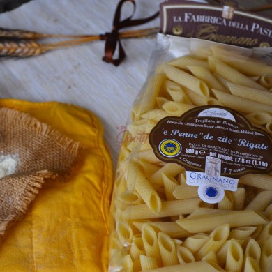 Pasta di Gragnano "Penne de zite rigate" I.G.P.