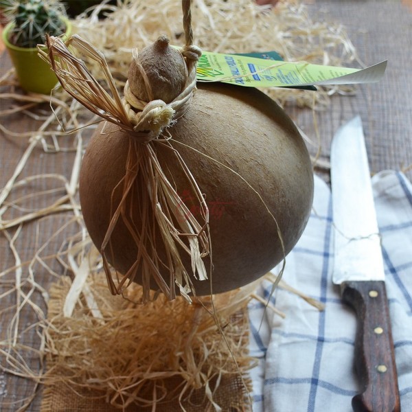 Caciocavallo podolico seasoned in caves