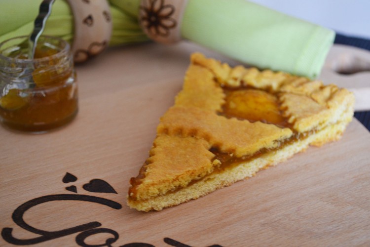 Crostata con confettura di fichi